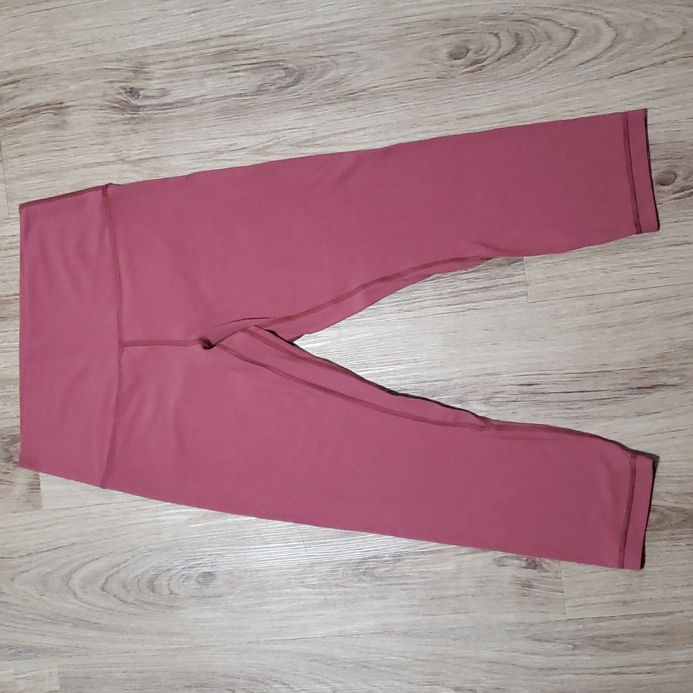 Lululemon Align Crop *21" Misty Merlot Size 8